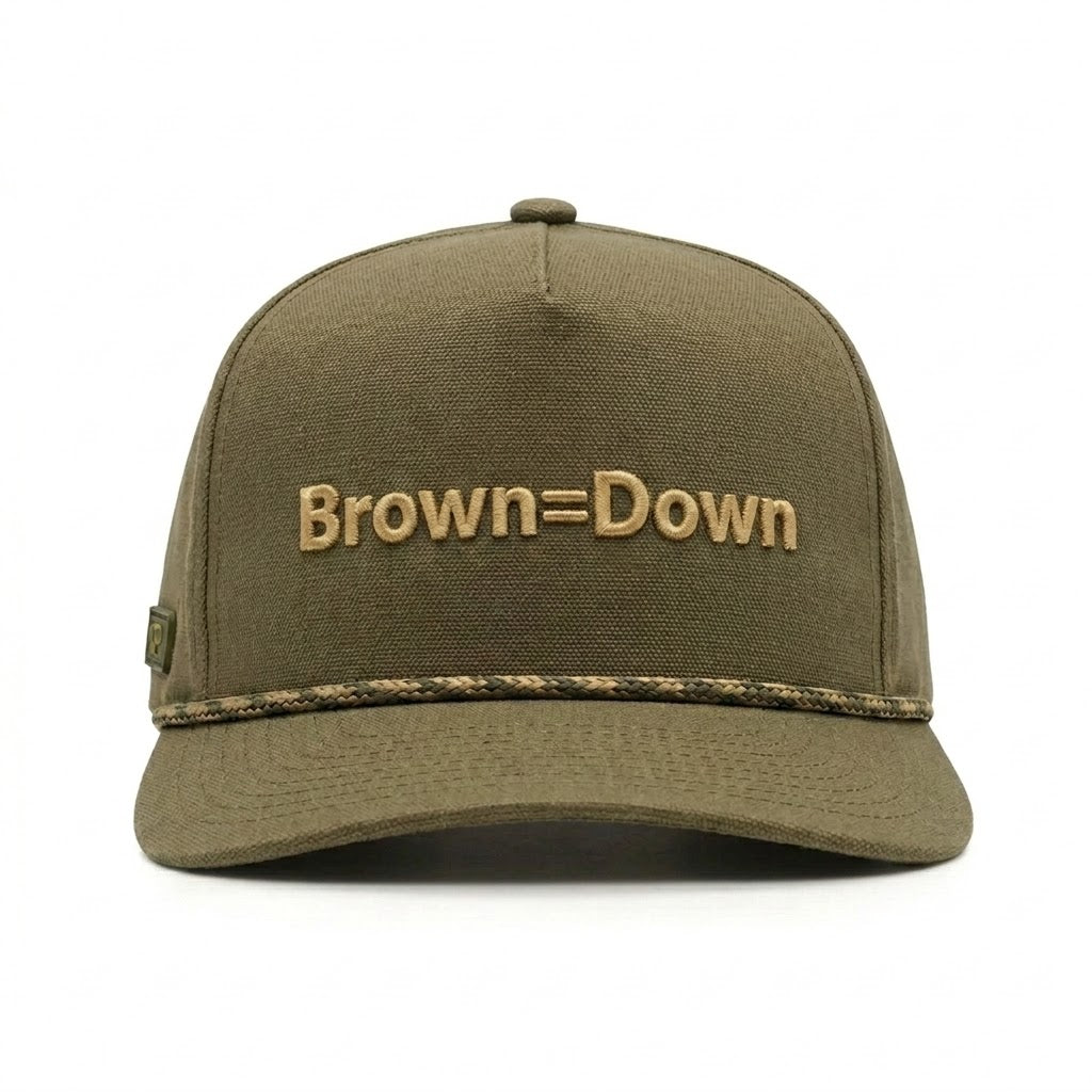 Brown=Down