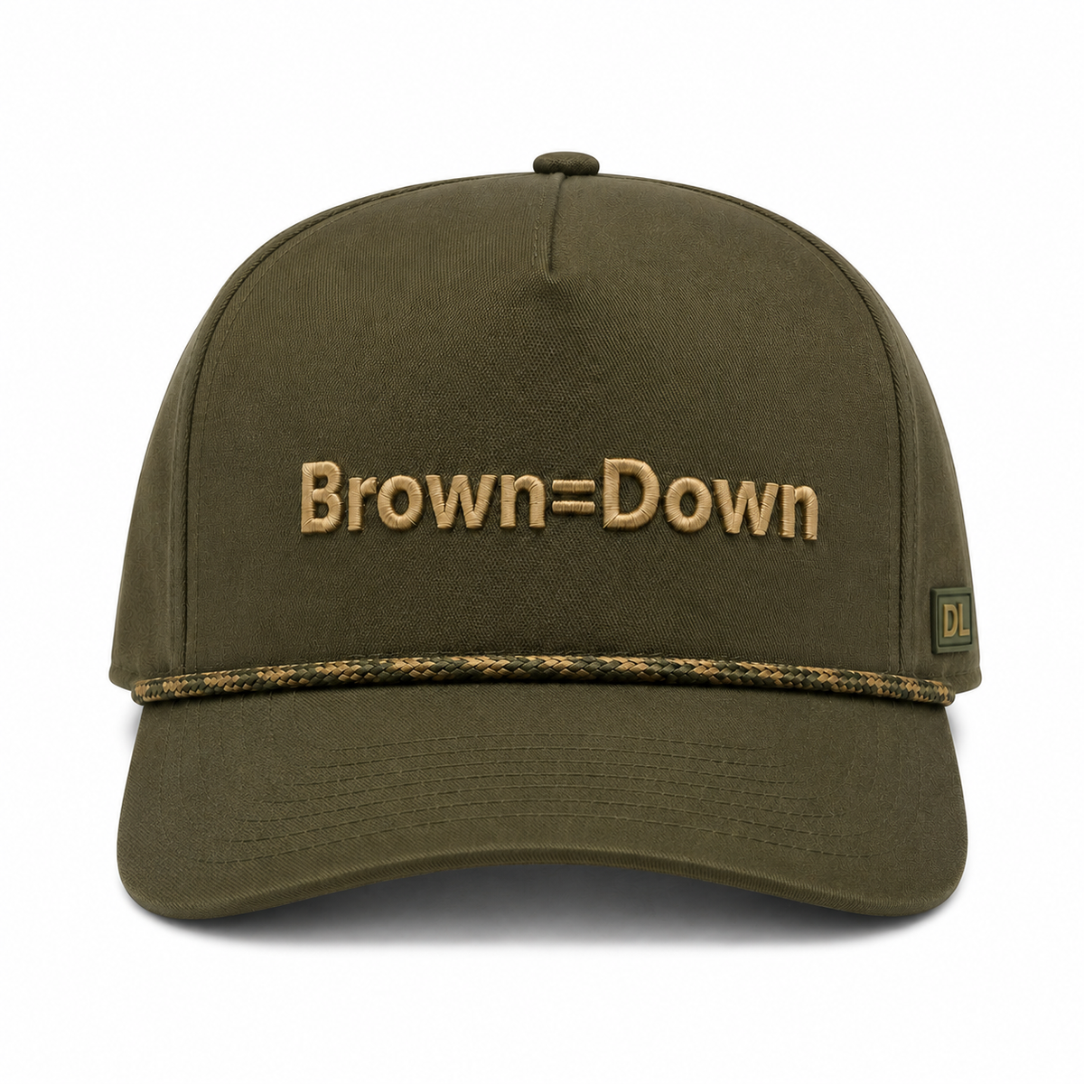 BROWN=DOWN HAT